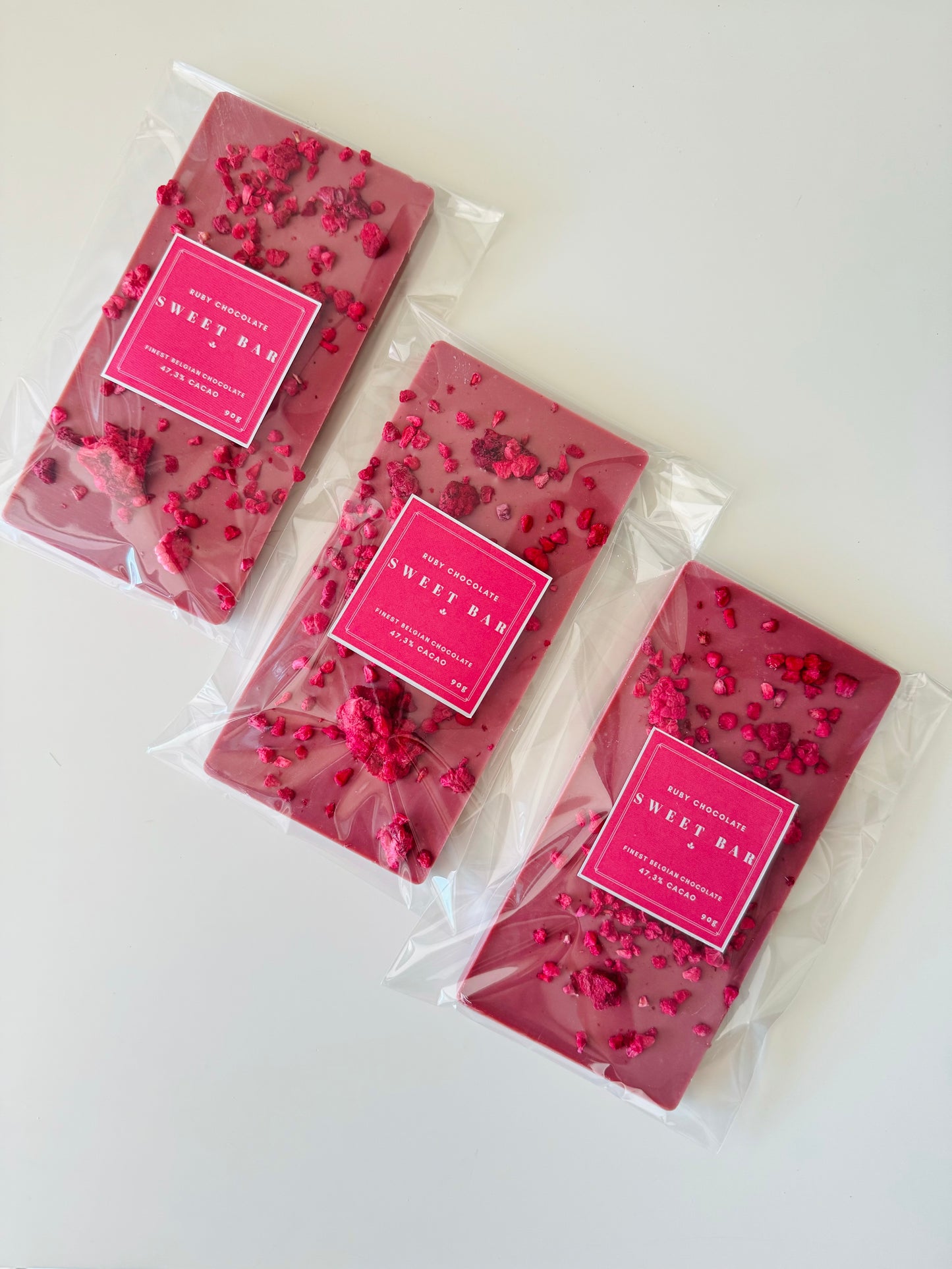 Chocolate Ruby com Framboesa Liofilizada
