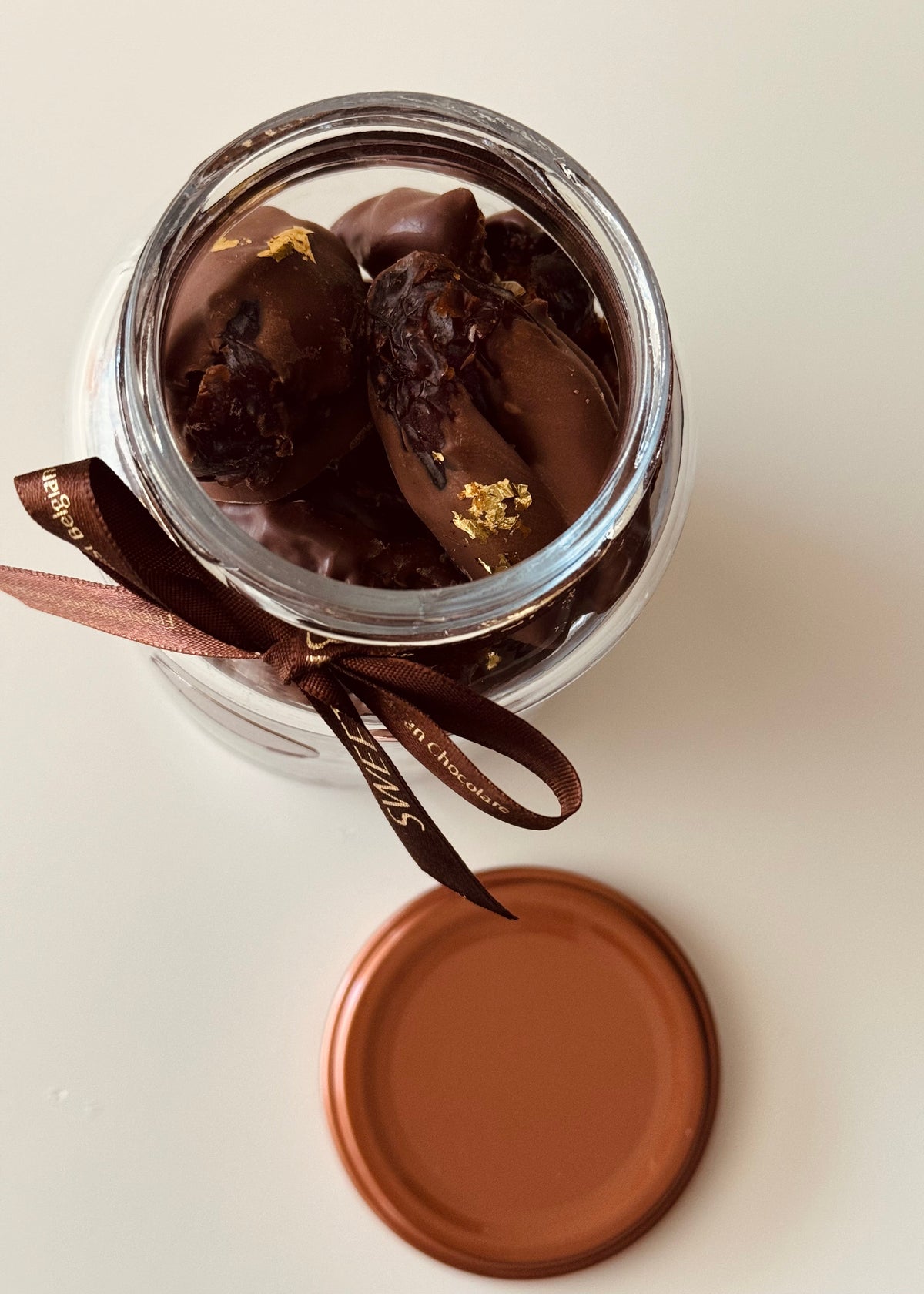 Tâmaras com Cobertura de Chocolate Ao Leite