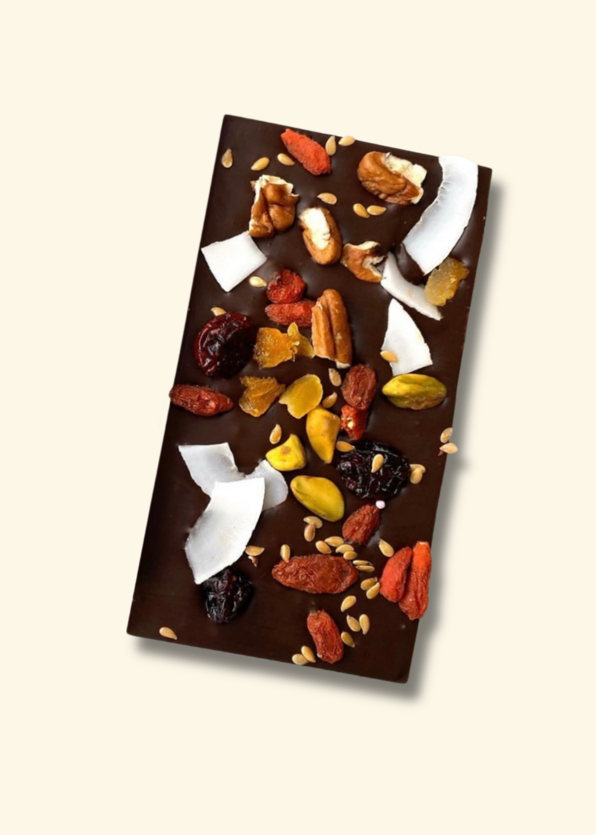 Chocolate Amargo com Nozes e Frutas