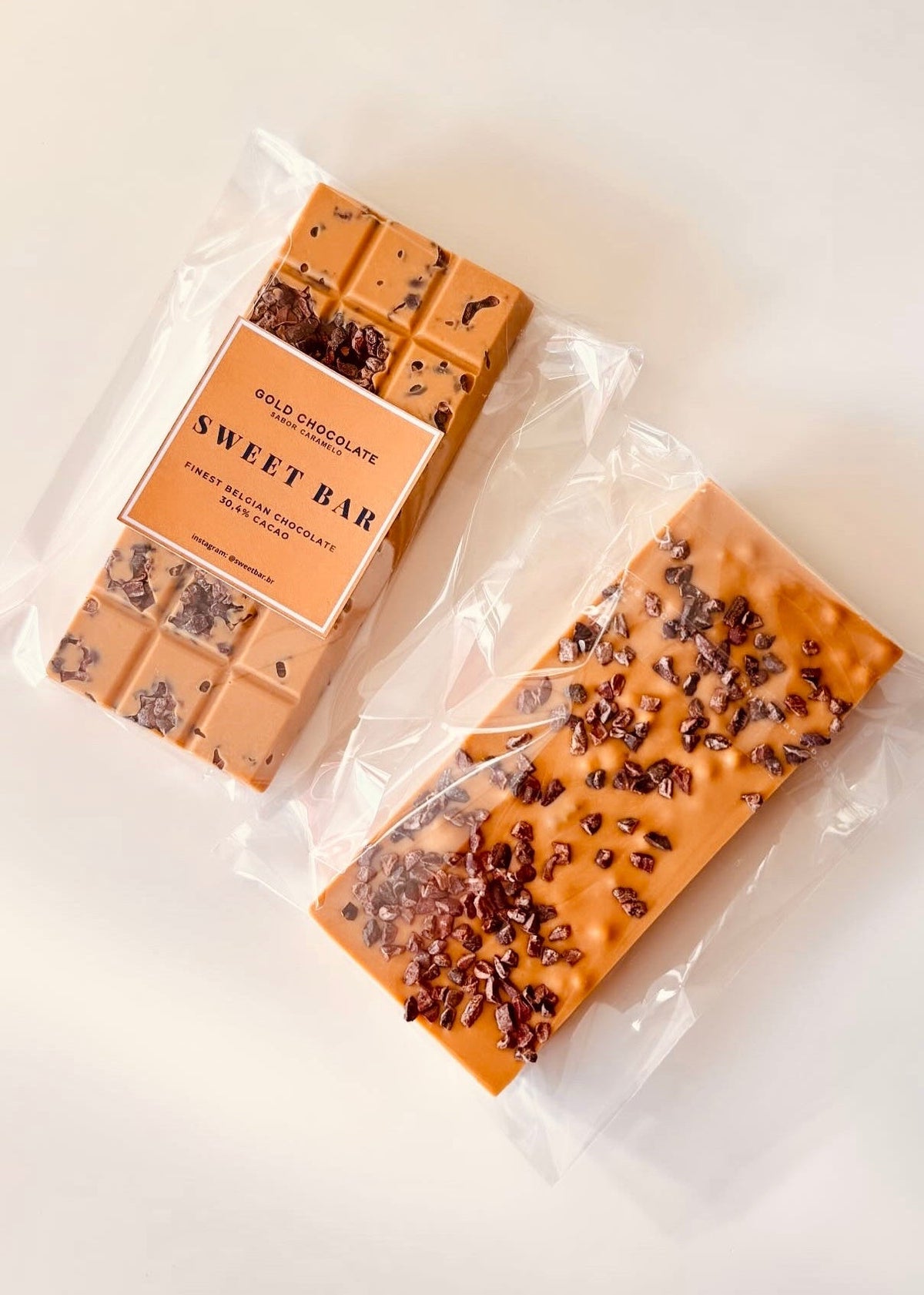 Chocolate Gold Caramelo com Nibs de Cacau