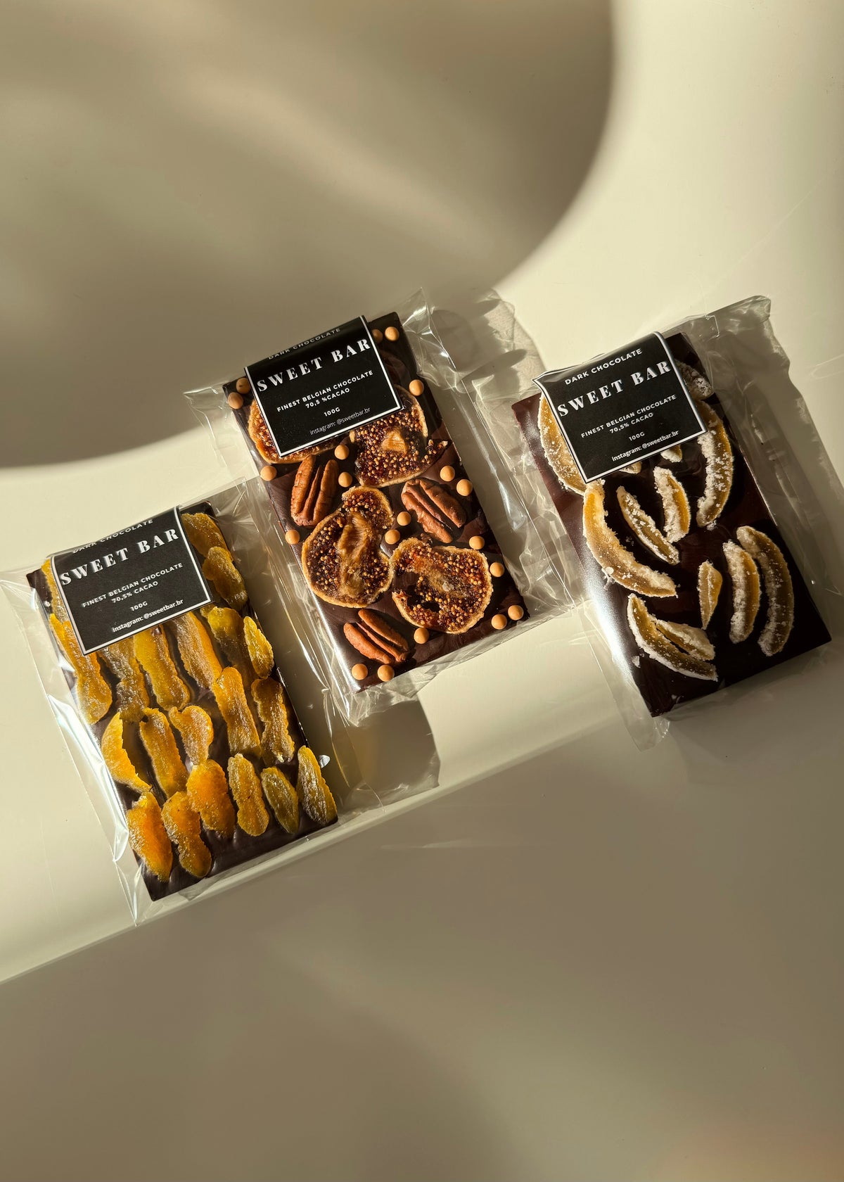 Kit: 3 Barras de Chocolate Amargo 70,5%