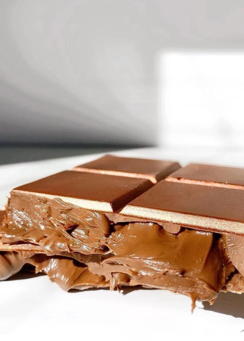 Chocolate con leche 33,6% relleno de Nutella