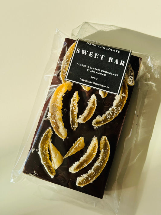 Chocolate Amargo com Laranja Caramelizada