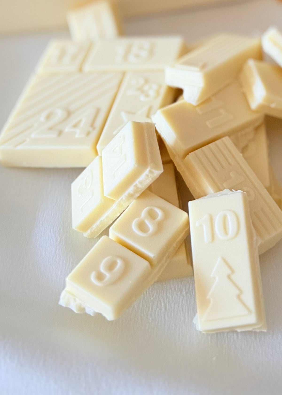 Barra de Chocolate Branco 28% – Edição Calendário do Advento