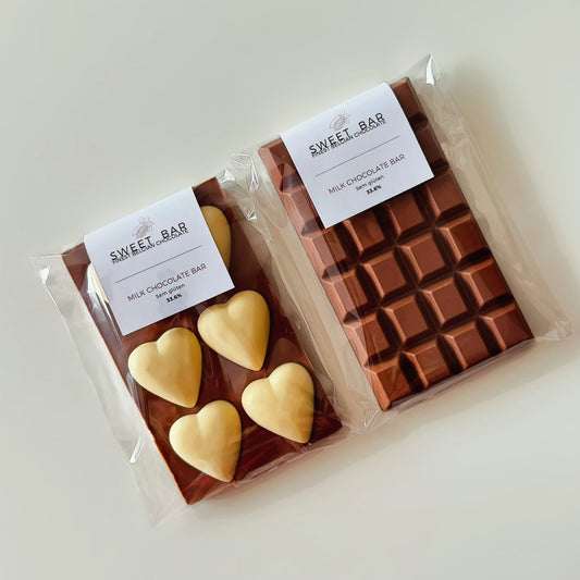 Chocolate Ao Leite com Mini Corações