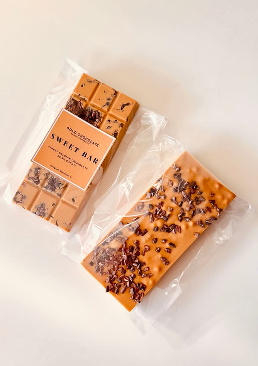 Chocolate Gold Caramelo com Nibs de Cacau