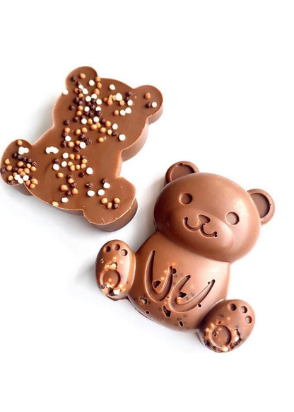 Ositos de chocolate con leche con Mini Crispearls