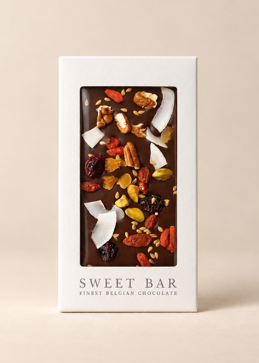 Chocolate Amargo com Nozes e Frutas