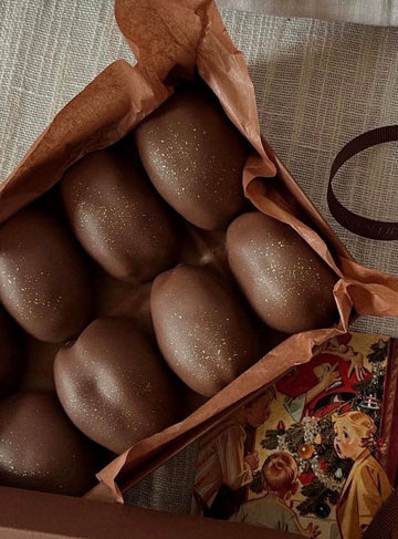 Tâmaras com cobertura de Chocolate