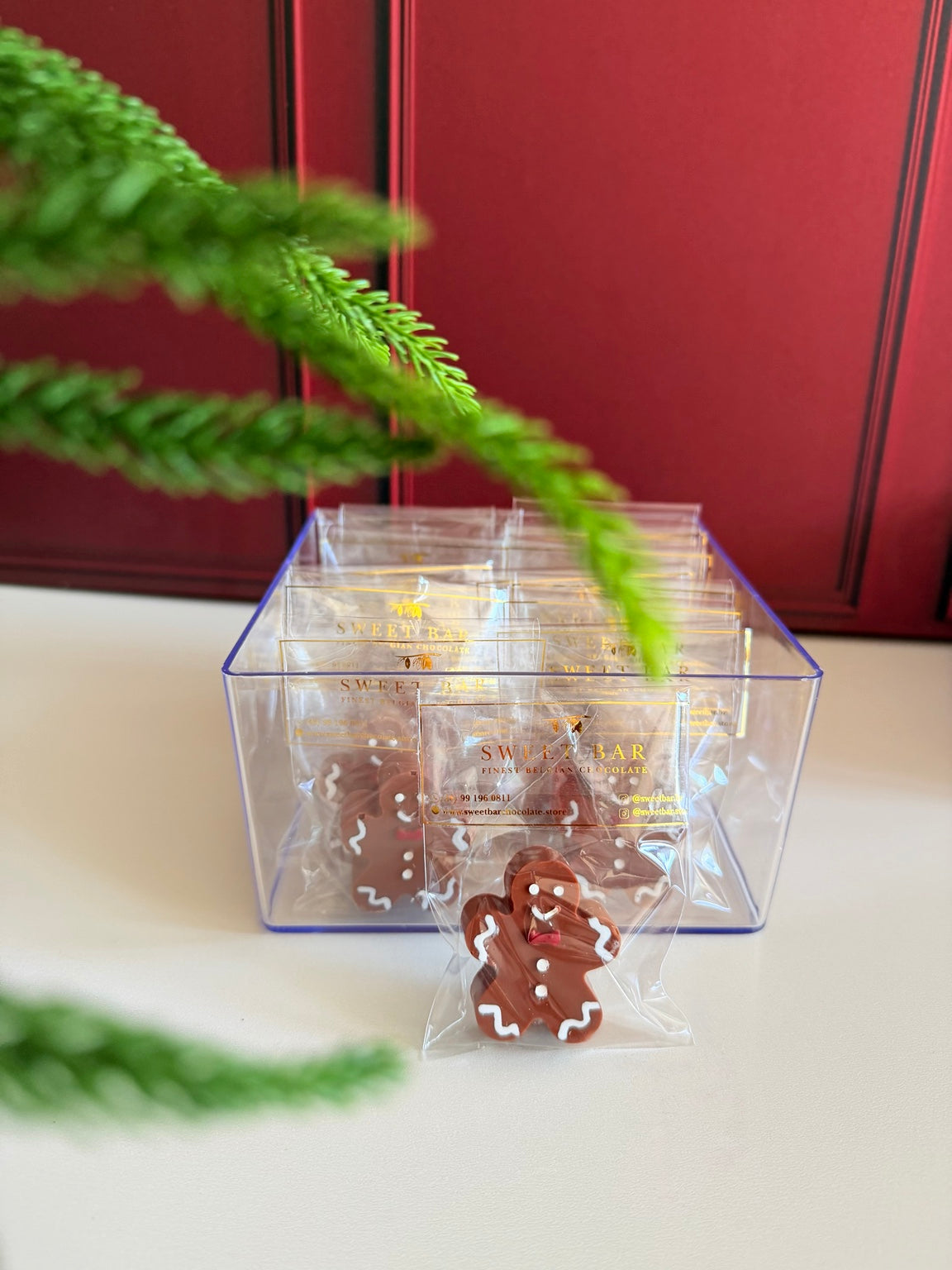 Gingerbread de Chocolate ao Leite embalado individualmente