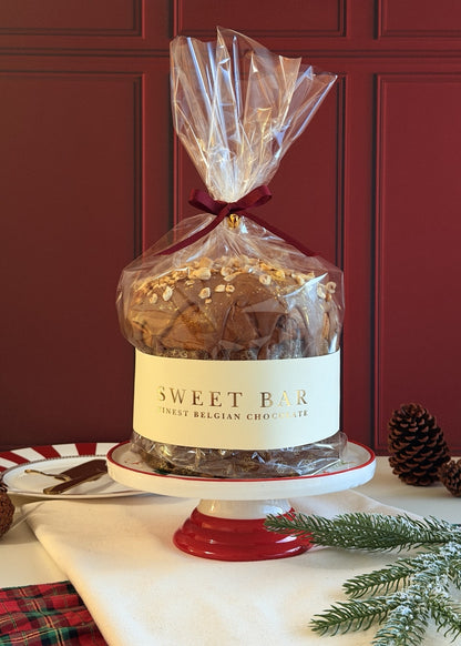 Panetone Gourmet de chocolate belga ao leite com avelãs e crispearls - foto 4