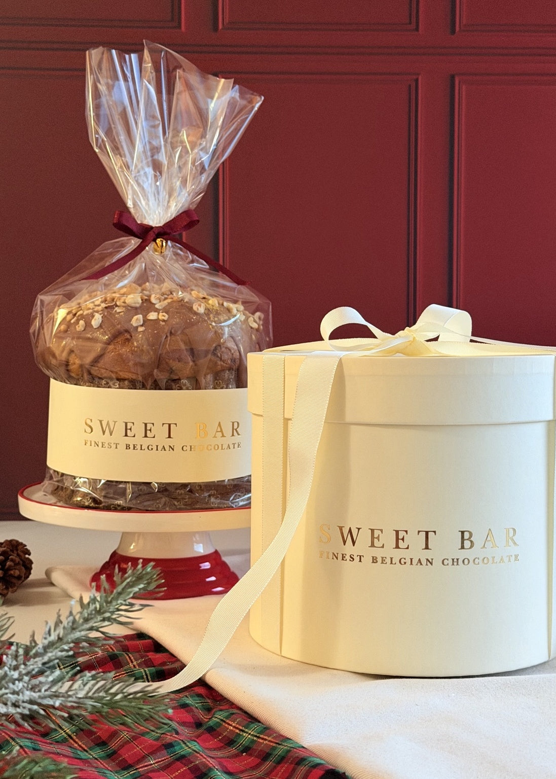Panetone Gourmet de chocolate belga ao leite com avelãs e crispearls - foto 5
